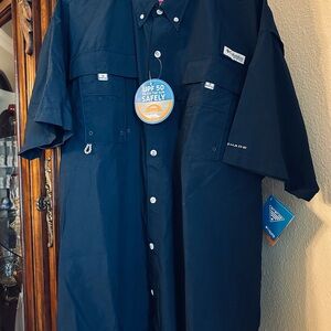 *NWT* COLUMBIA PFG Men’s Bahama Button-Down Shirt with Omni-Shade protection